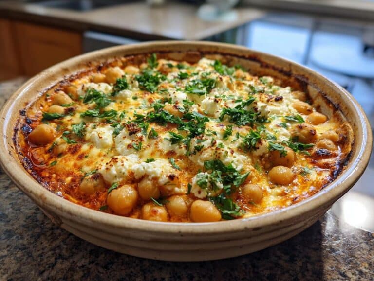 Baked Feta Chickpeas