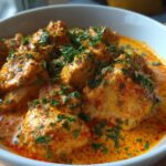 Chicken Stew with Cream and Paprika