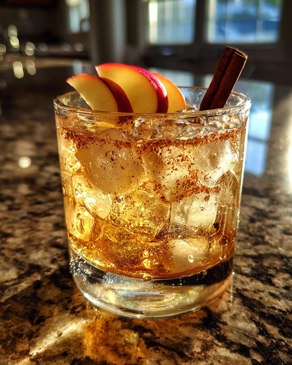 Cinnamon Apple Bourbon Smash - detail 1