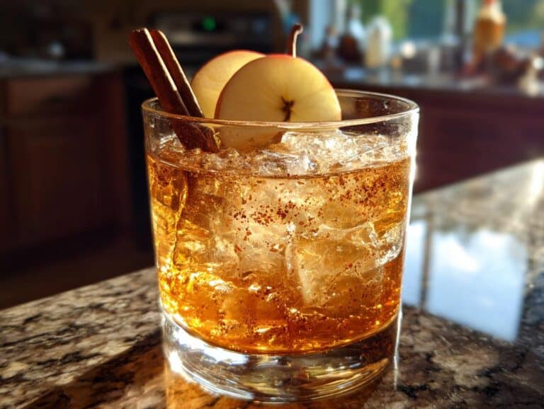 Cinnamon Apple Bourbon Smash