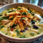 Creamy Green Chili Tortilla Soup