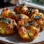 Crispy Brown Butter Sage Smashed Potatoes
