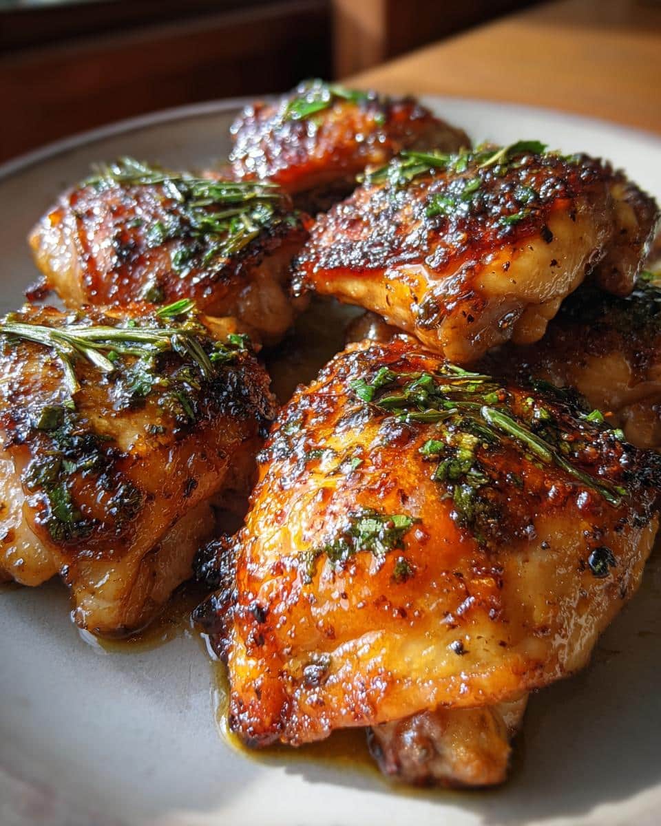 Crispy Lime-Maple Chicken Thighs - detail 1