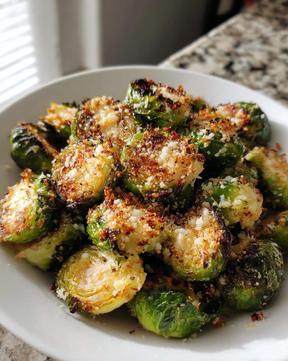 Crispy Parmesan Brussel Sprouts - detail 1
