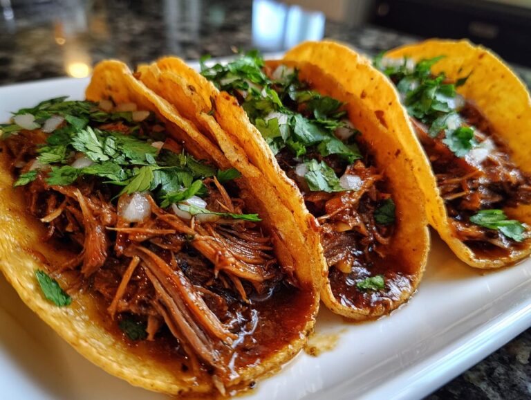 Crockpot Chipotle Honey Pot Roast Tacos