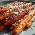Garlic Parmesan Roasted Carrots