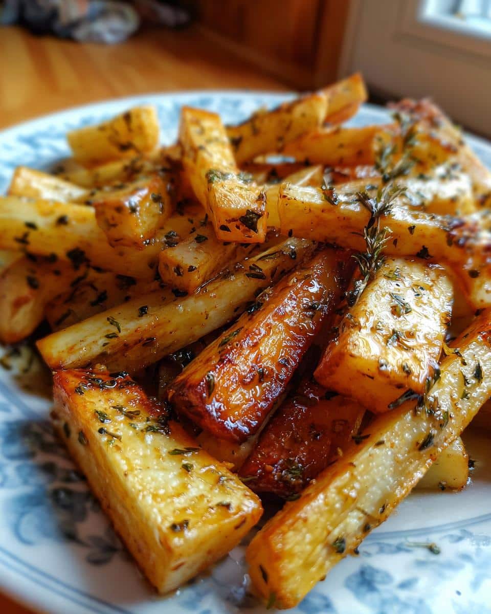 Honey-Roasted Parsnips - detail 1