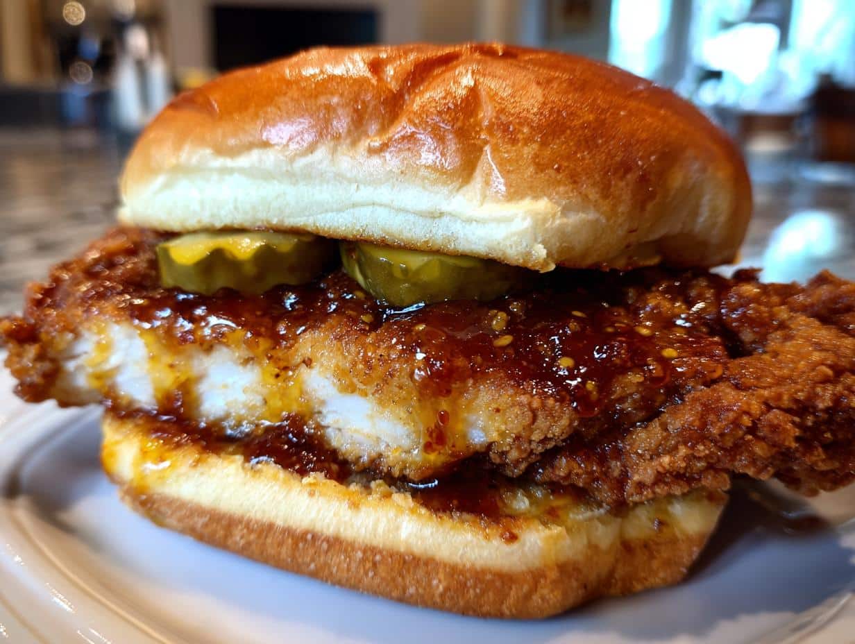Hot Honey Crispy Chicken Sandwich