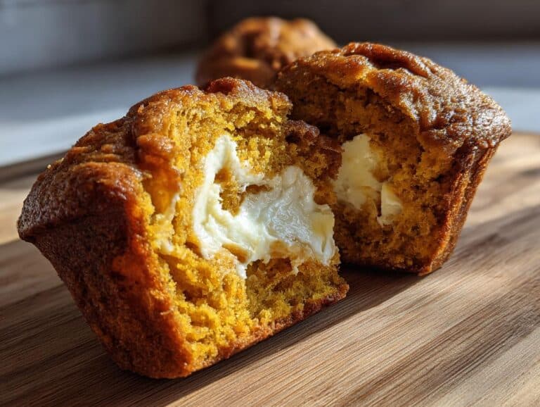 Inside-Out Pumpkin Muffins