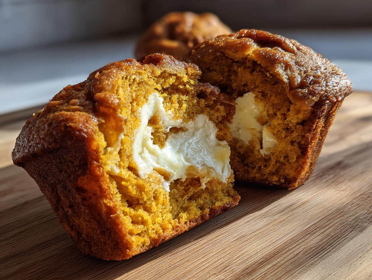 Inside-Out Pumpkin Muffins