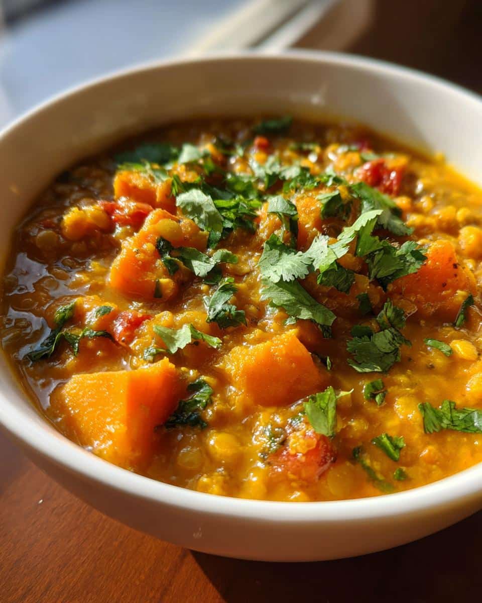 Lentil & Sweet Potato Curry - detail 1
