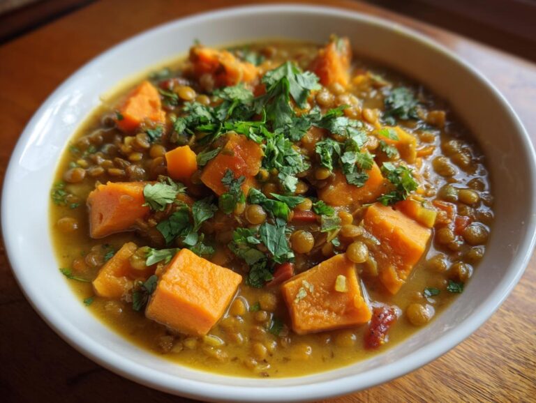 Lentil & Sweet Potato Curry