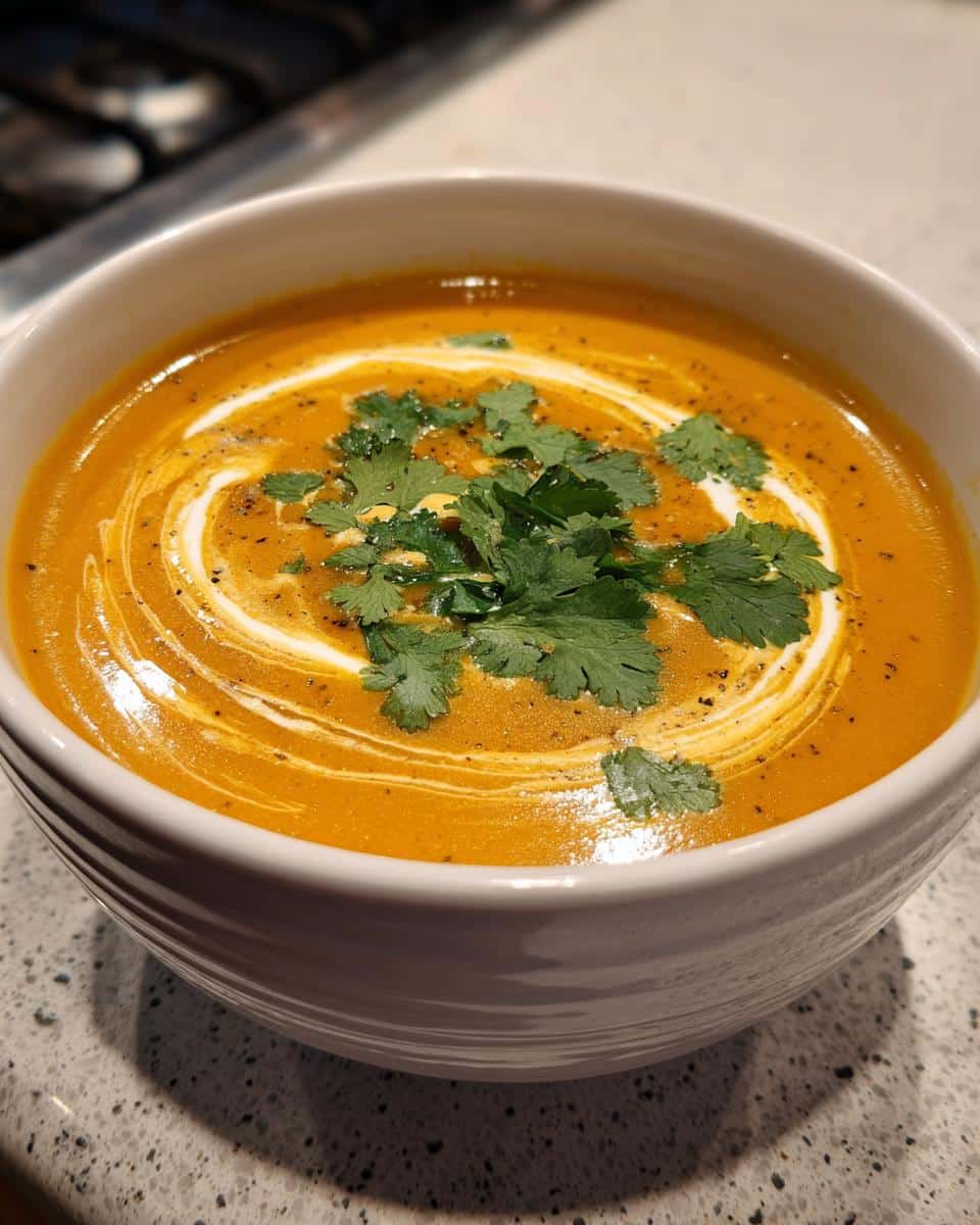 Spicy Pumpkin Peanut Soup - detail 1