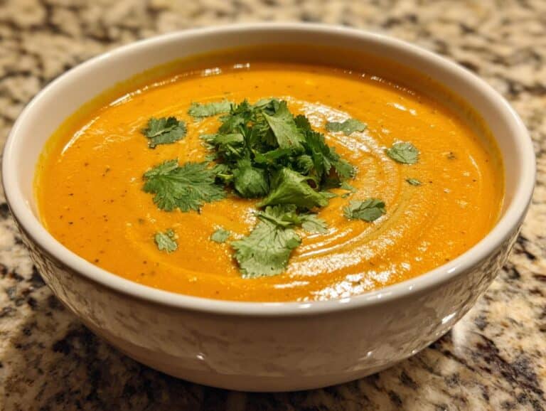 Spicy Pumpkin Peanut Soup