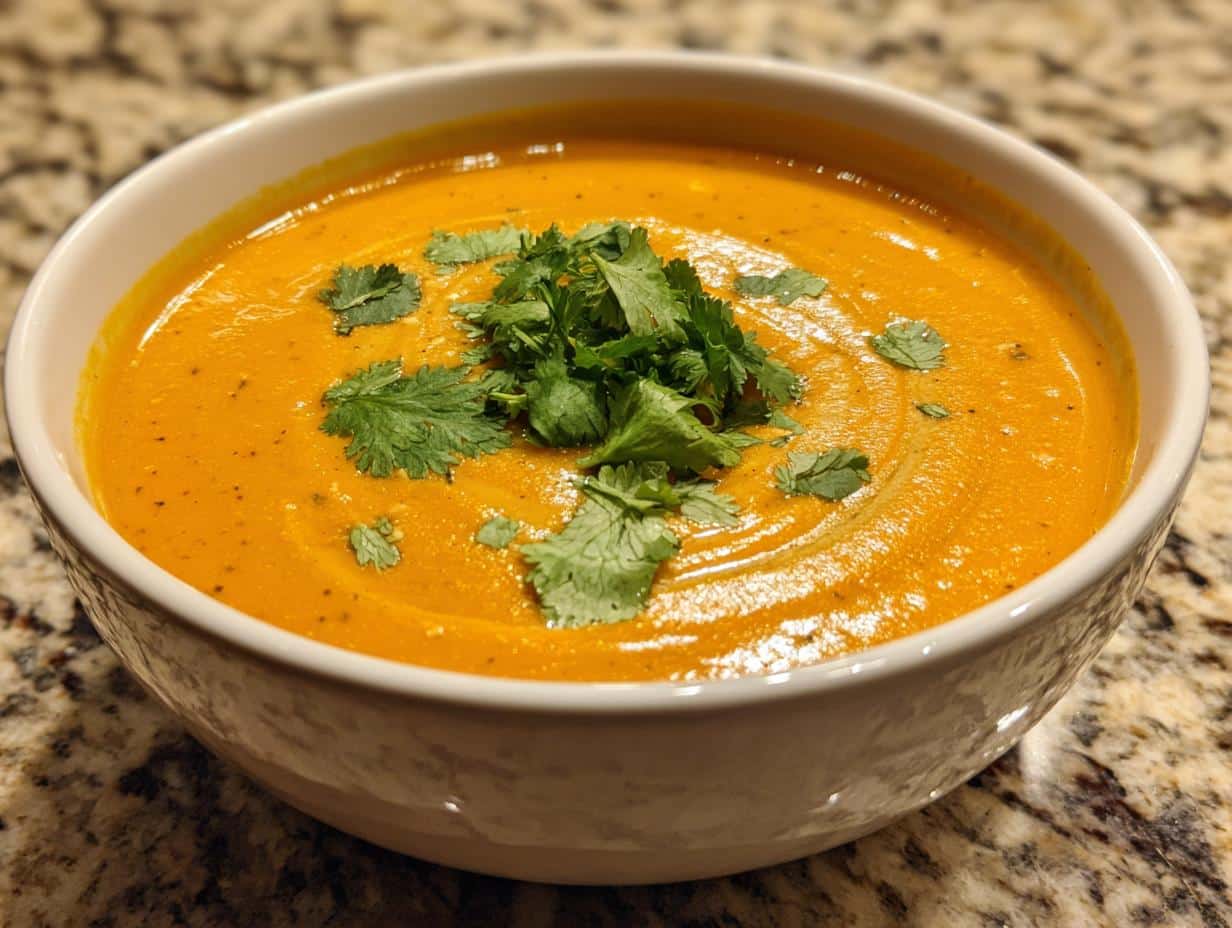 Spicy Pumpkin Peanut Soup