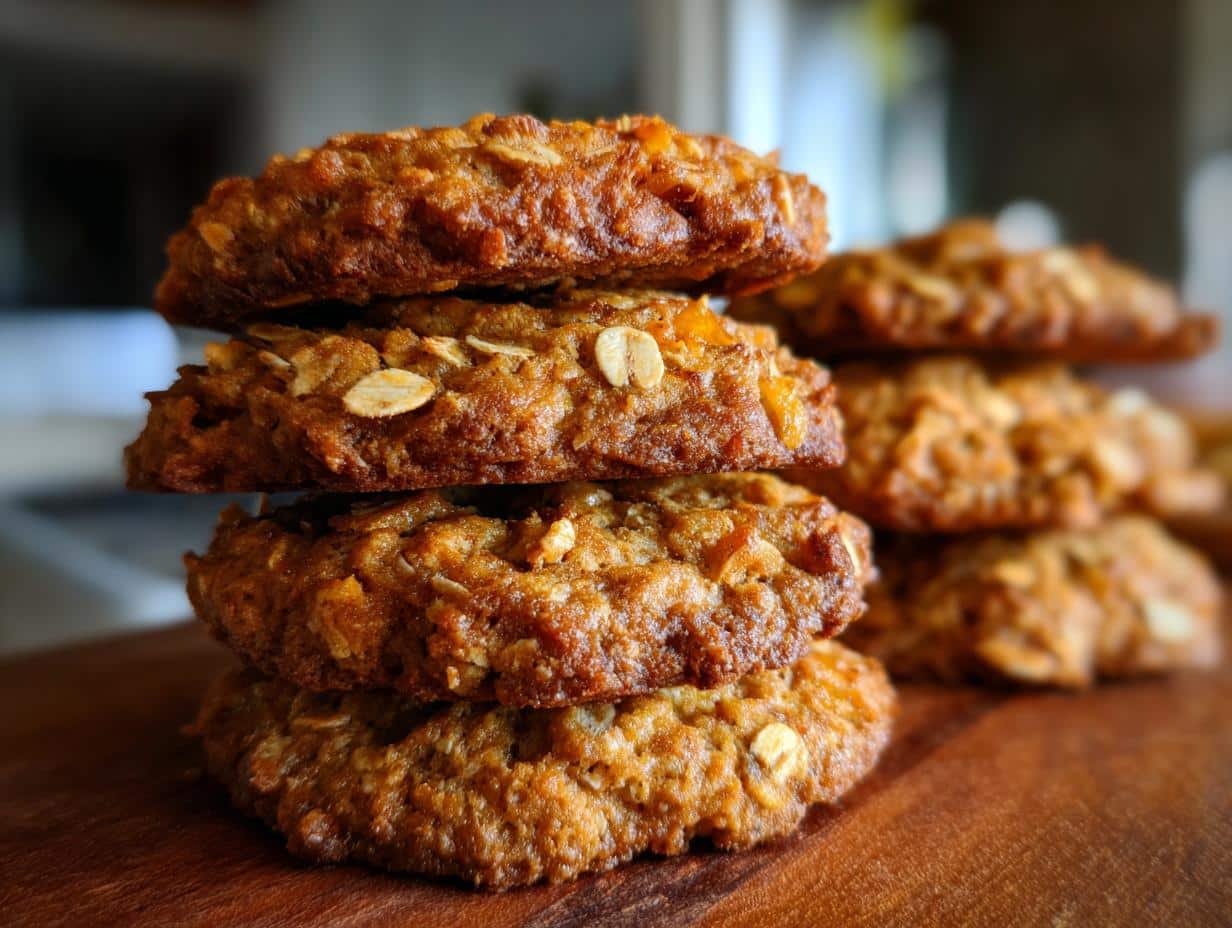 Vanilla Pumpkin Oatmeal Latte Cookies